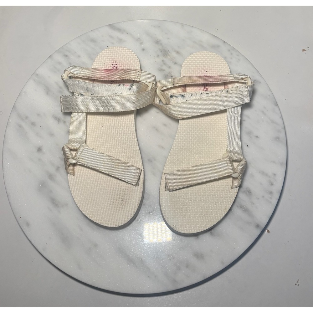 Teva Original Universal Sandals White Strappy Outdoor Sport Sandals Womens 11